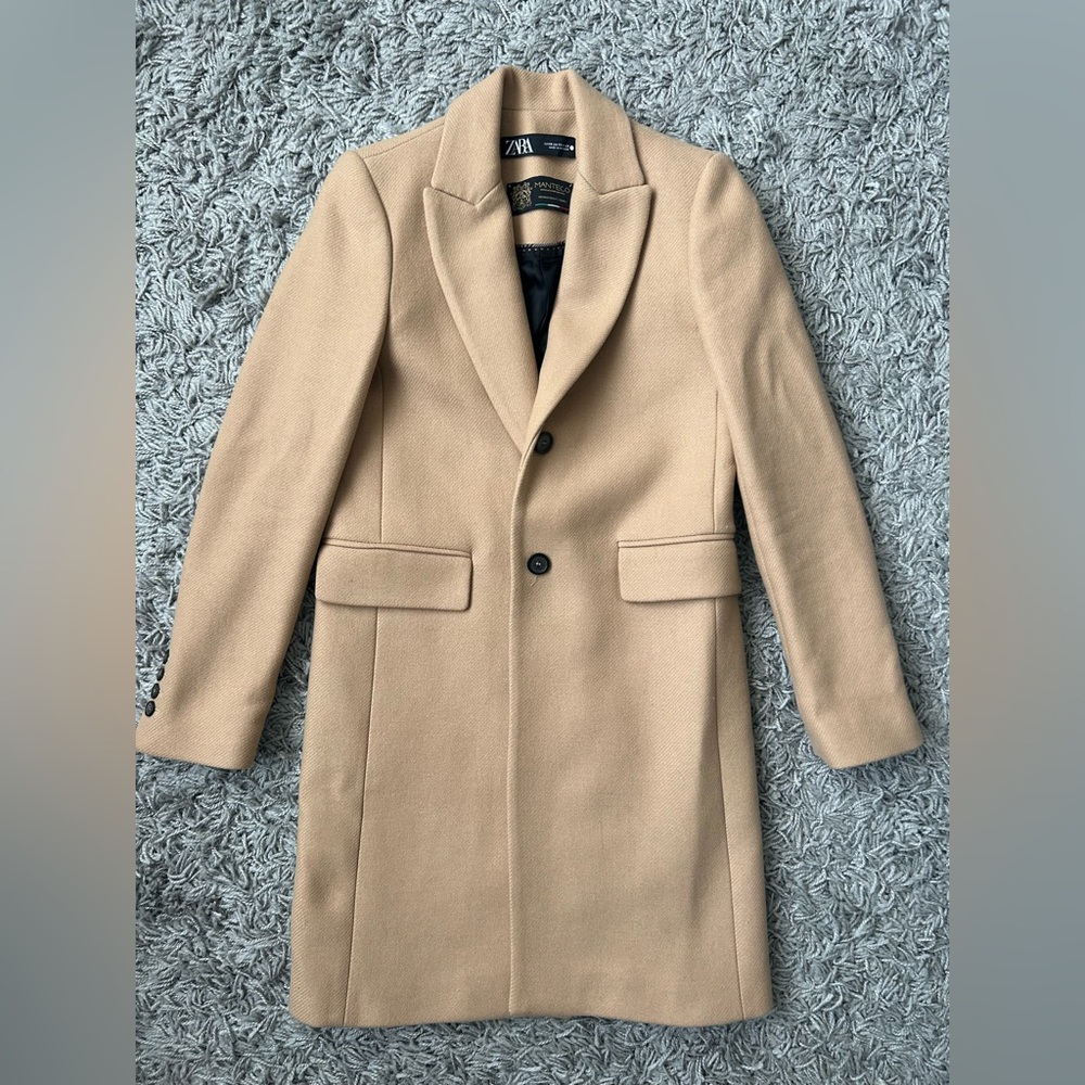 Zara x Manteco dress coat